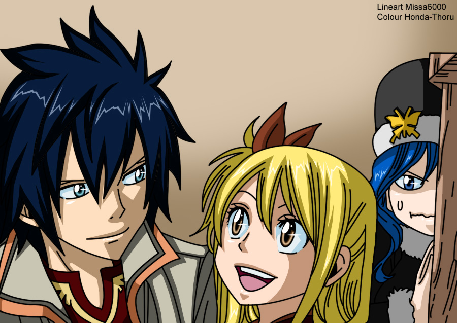 Fairy tail graylu chapter cover 278 -colour-.