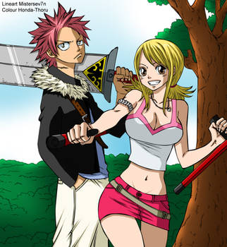 Fairy tail meets rave special nalu -colour-.