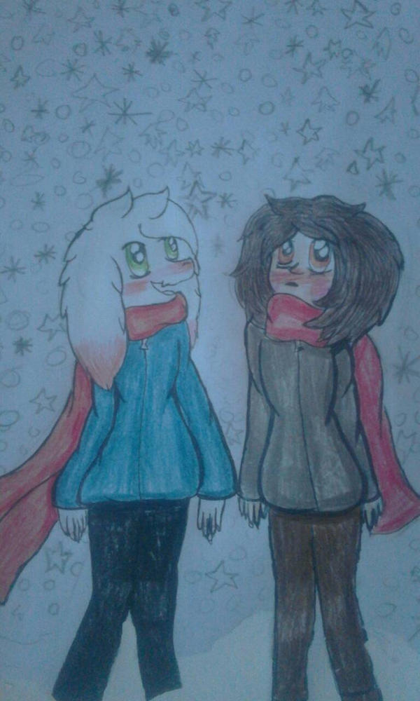 Asriel and Chara by Crurrazy-Artist on DeviantArt