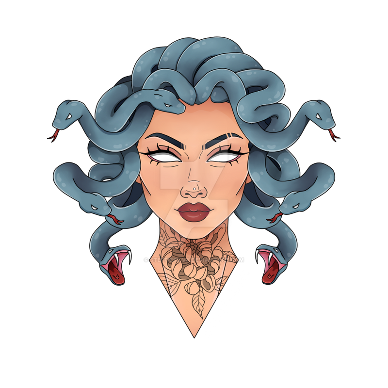 Medusa Tattoo Design by SteffieSilva on DeviantArt