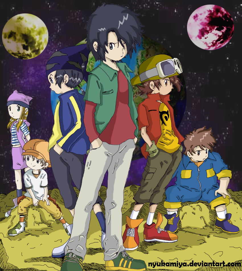 Manhua coloring Digimon Frontier