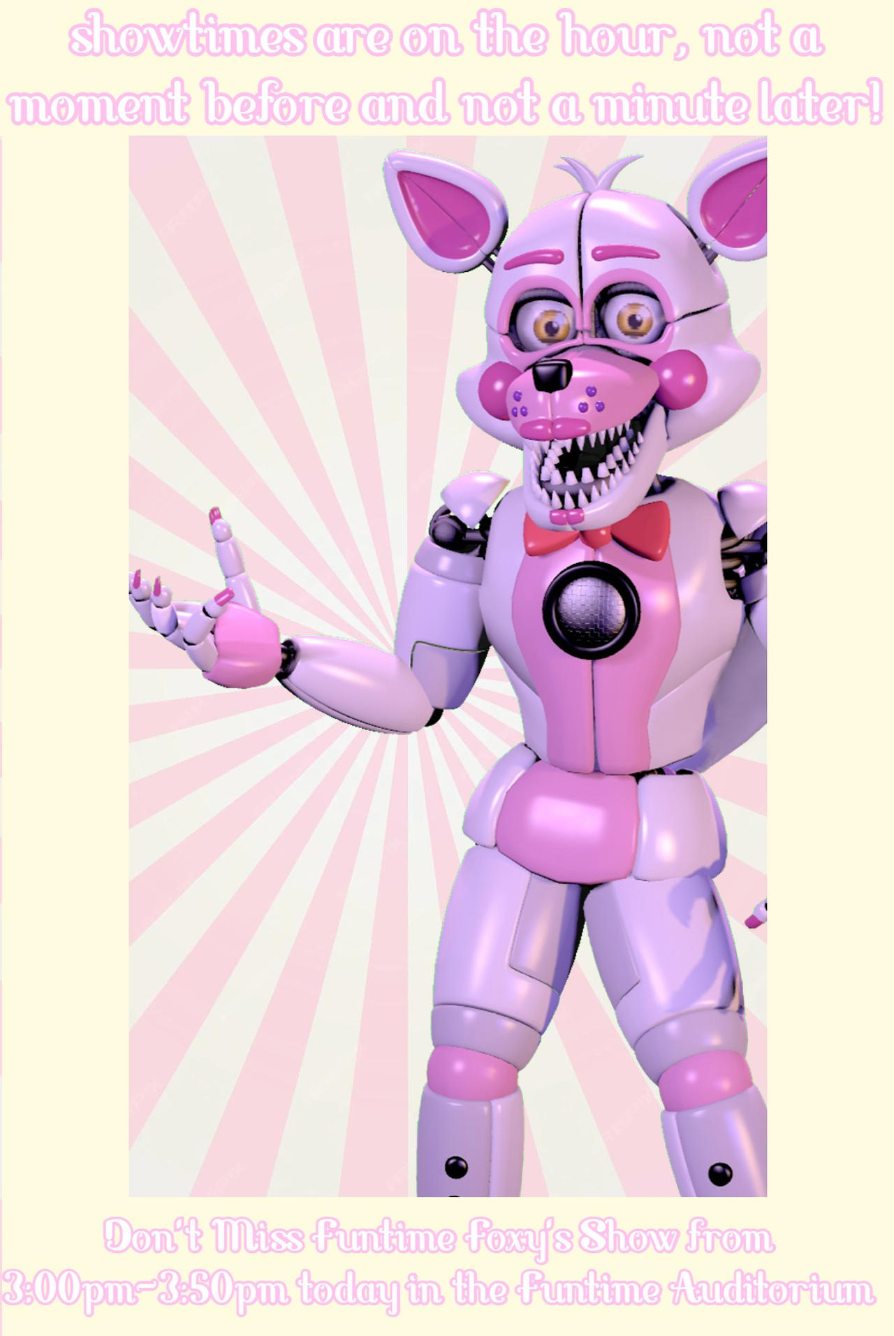 Funtime Foxy Poster by FazbearPosters on DeviantArt