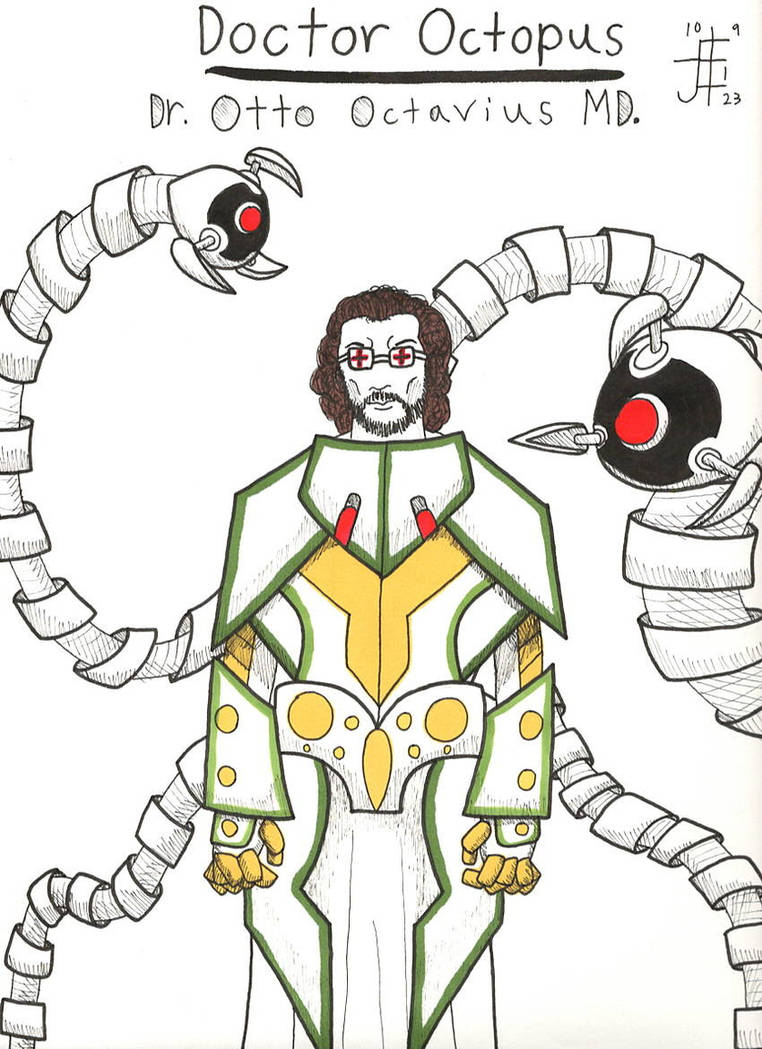 Doctor Octopus/Dr. Otto Octavius by spinosaur1 on DeviantArt