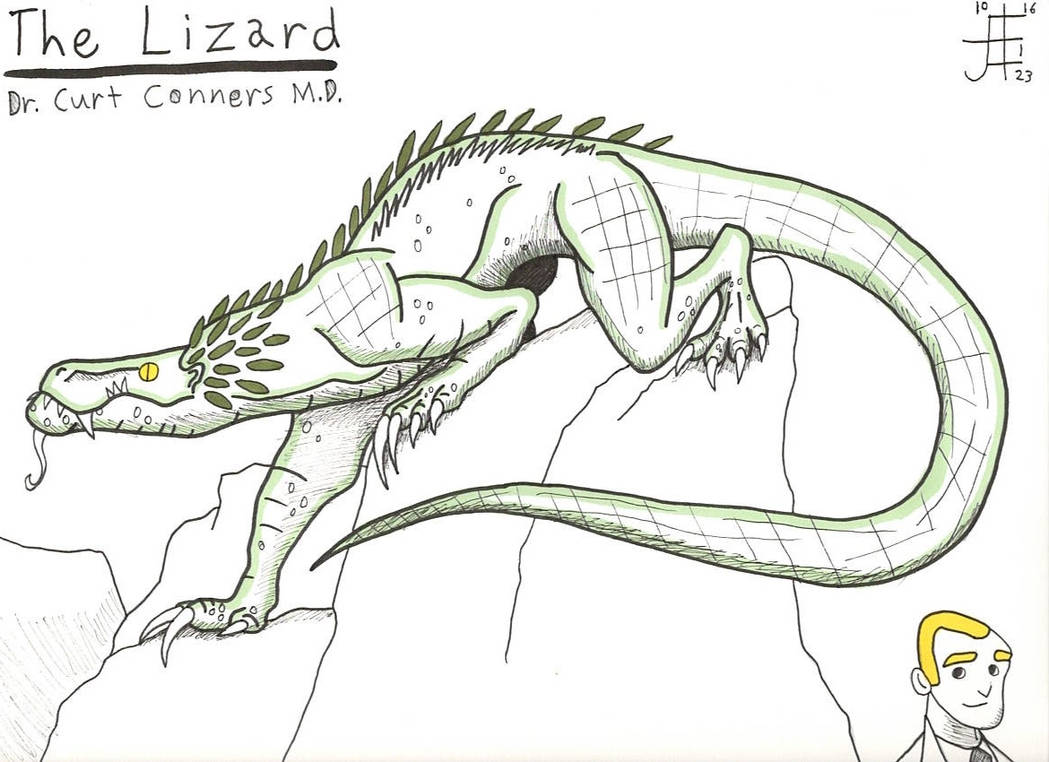 The Lizard/Dr. Curt Conners by spinosaur1 on DeviantArt
