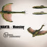 Unreal Tournament - Manta (Monster) Concept Art
