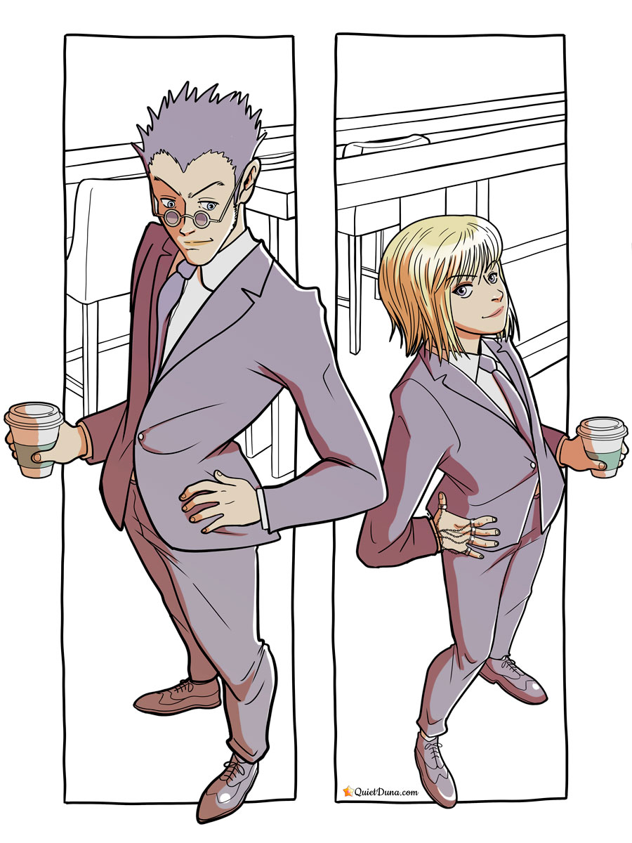 Leorio x Kurapika by ZeroCoolDemon on DeviantArt