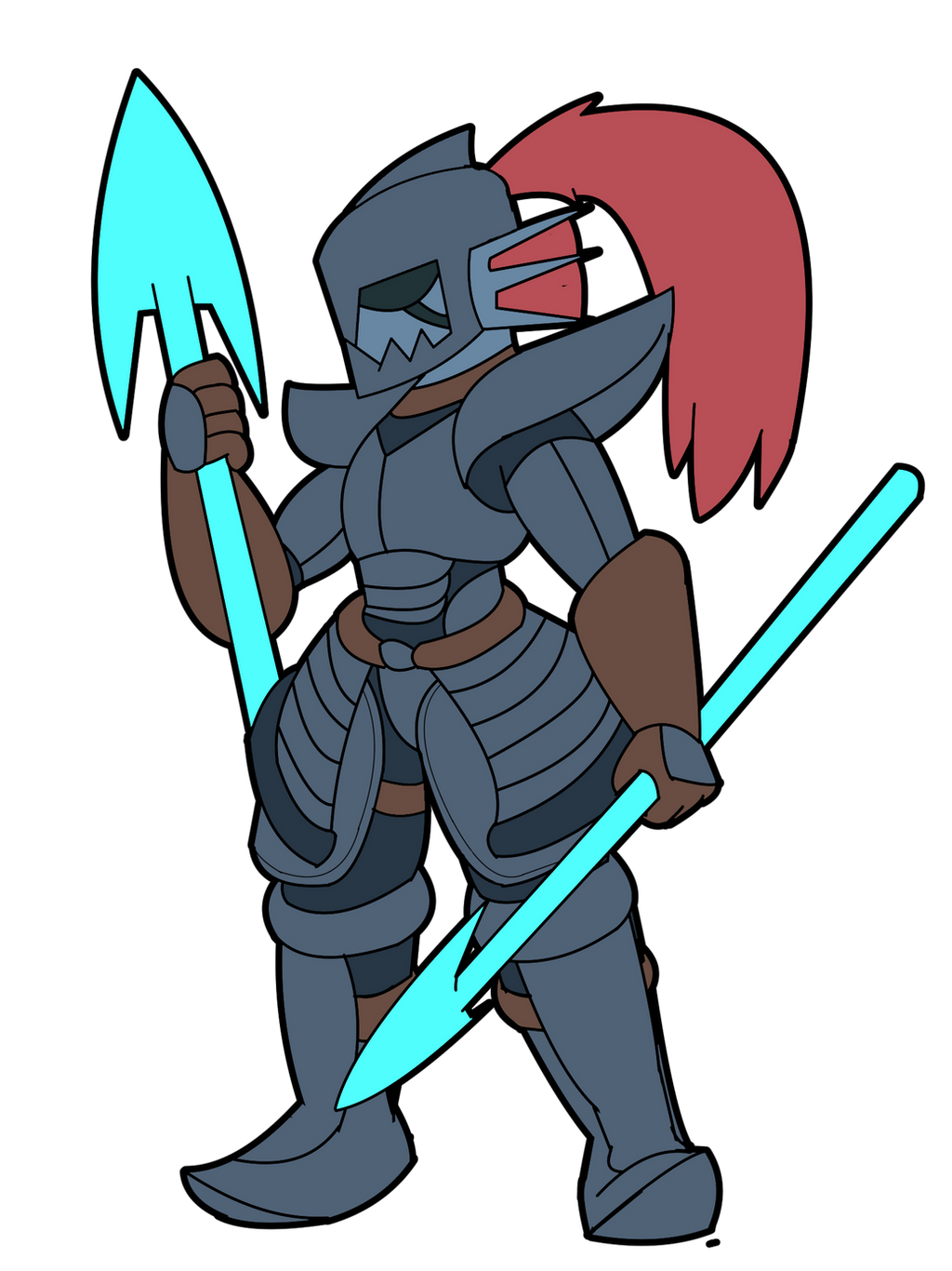 Undyne In Armor Armored Undyne by ADayForYou on DeviantArt