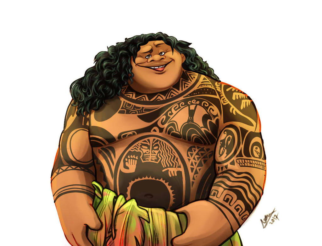 Moana Maui Pin Up By Odme1 On Deviantart Moana Maui Pin Up By Odme1 On Deviantart