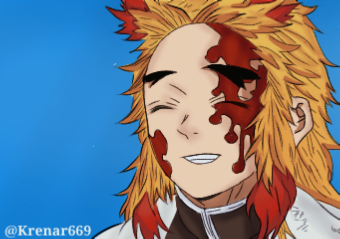 Rengoku Dead Kimetsu No Yaiba By Krenar669 On Deviantart