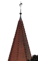 crows on Chruch top cross 02 :: PNG Stock