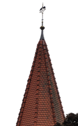 crows on Chruch top cross 02 :: PNG Stock