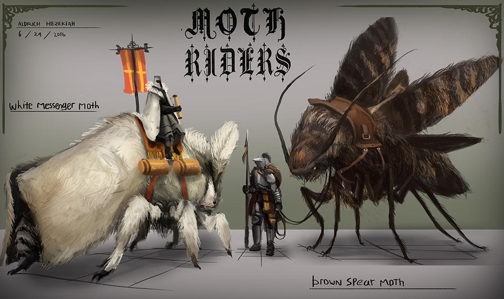 Moth Rider by Kiabugboy on DeviantArt