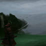 Late knight sketch - Samurai Vs Knight