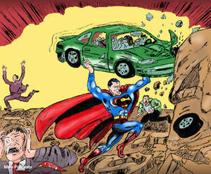 My Superman Action Comics Homage Animated