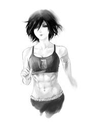 Sketch Practice: Mikasa Abs-kerman