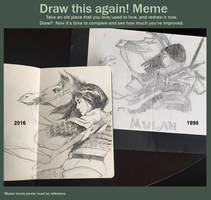 Draw this again: Mulan