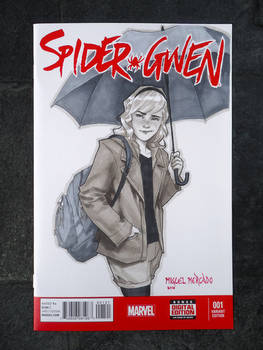 Gwen Stacy blank cover sketch