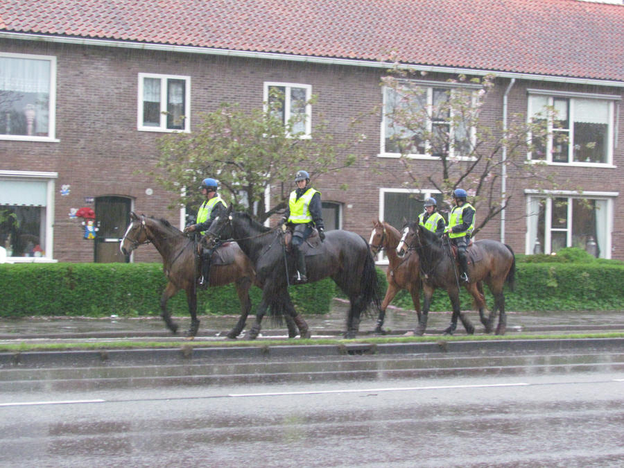 police on horses