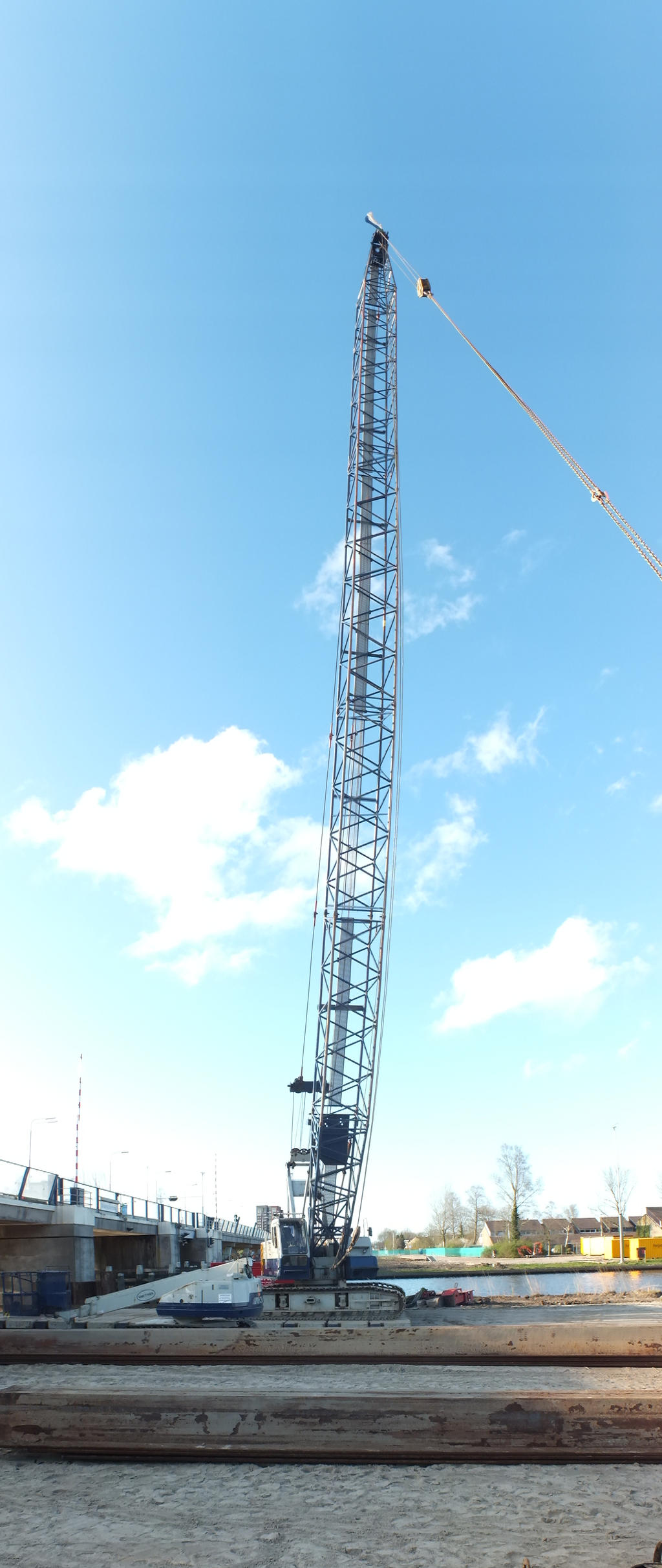 a high crane