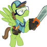Vector 023: Horticultural Pony with Chainsaw
