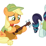Vector 040 - Filly Applejack and Rara