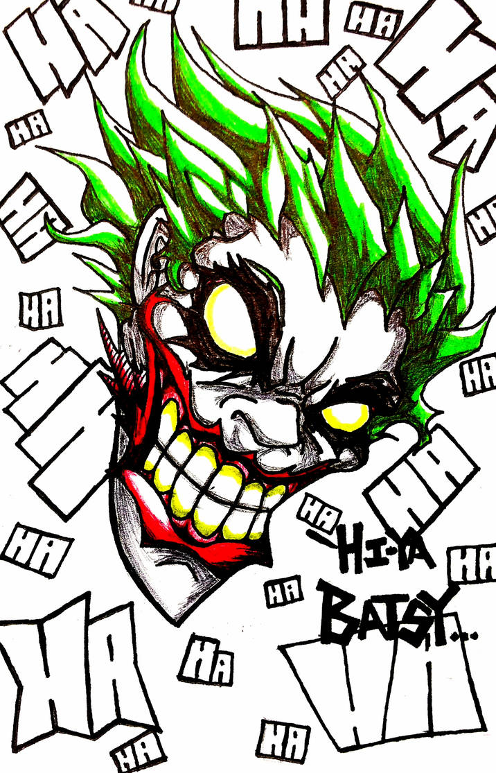 Joker - Hi-Ya BATSY by 00akurei on DeviantArt
