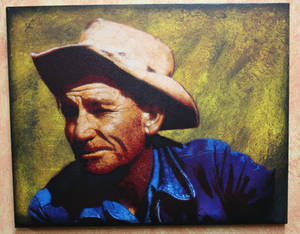 Jim Norris, homesteader canvas