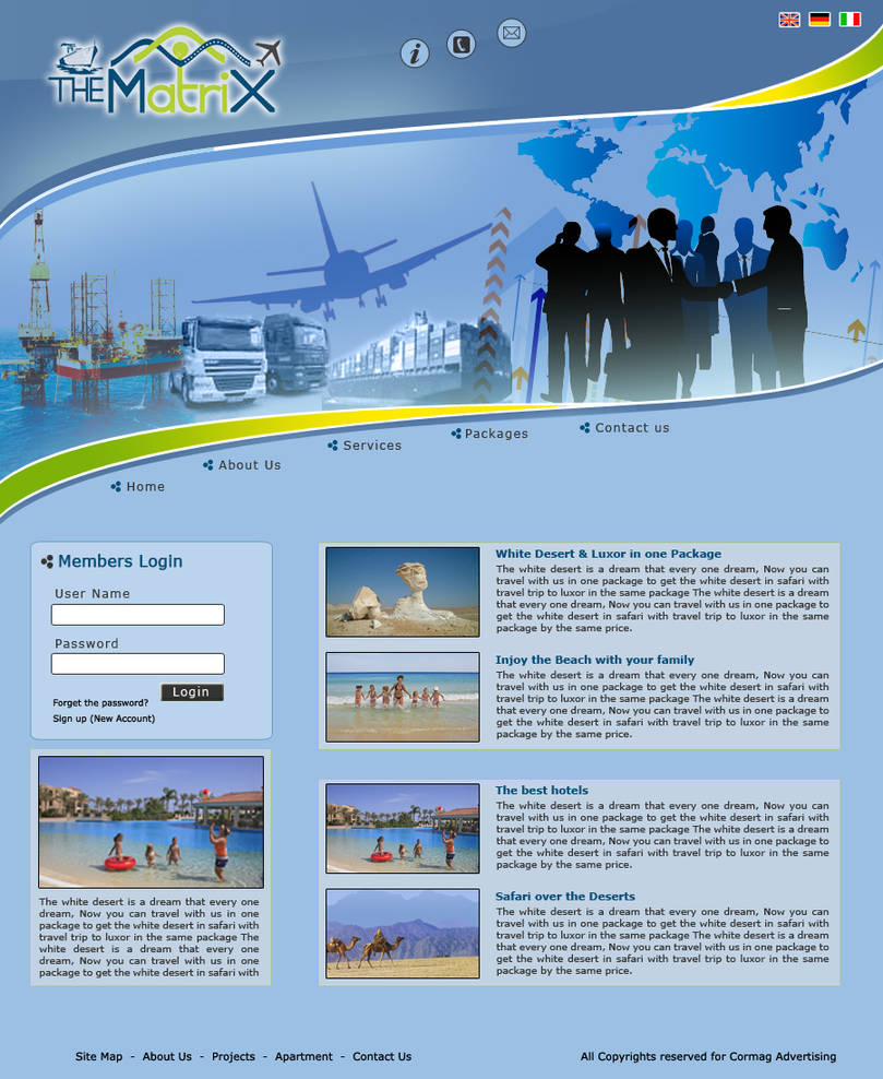 The Matrix Website design by jarto2003 on DeviantArt