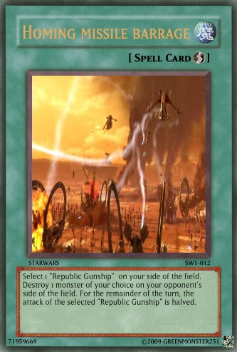 Republic Gunship spell Card