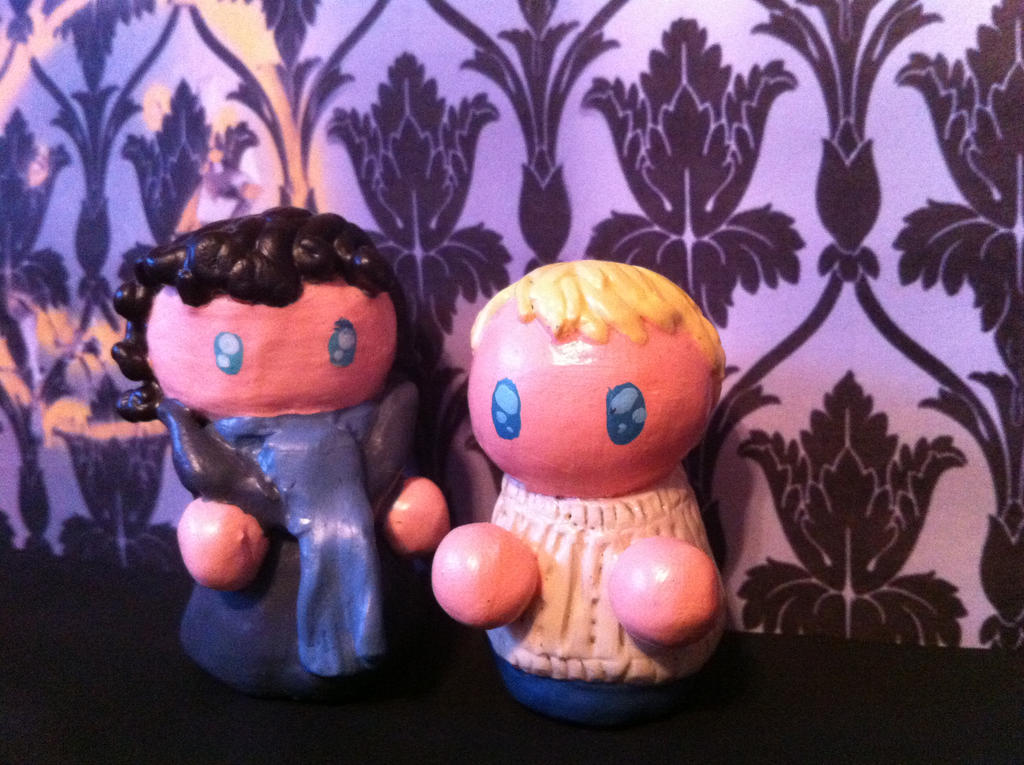 John and Sherlock figure thingies