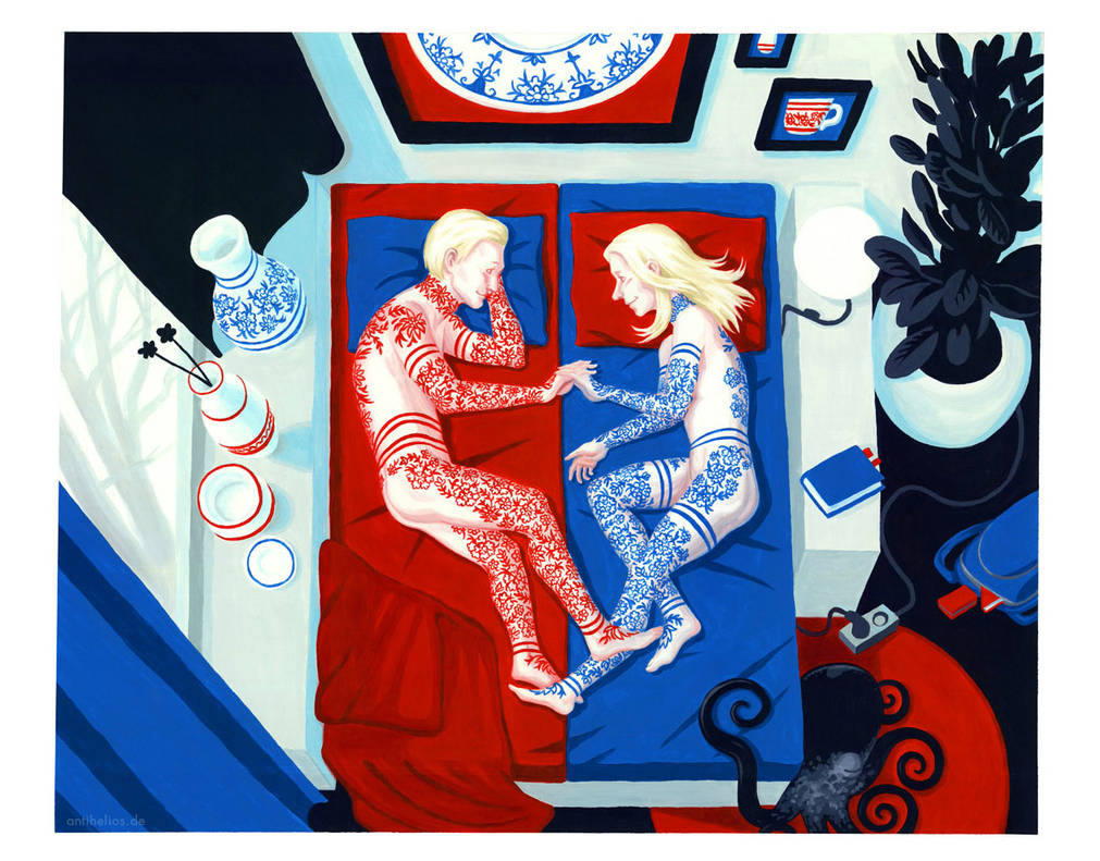 Porcelain Lovers: Duality by Antihelios