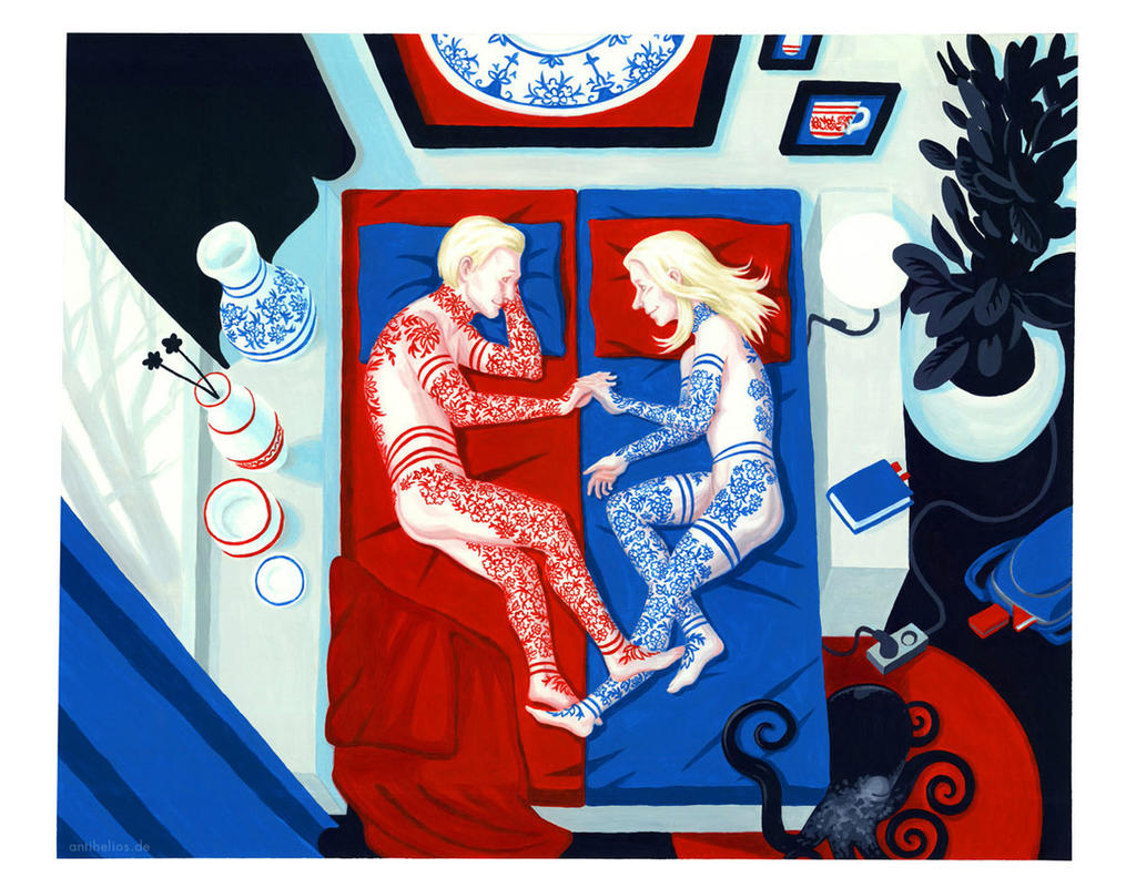 Porcelain Lovers: Duality by Antihelios