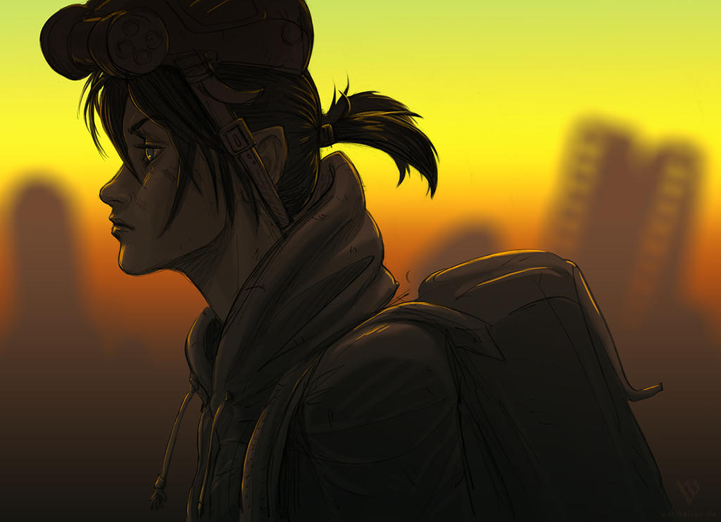 Wasteland Twilight by Antihelios