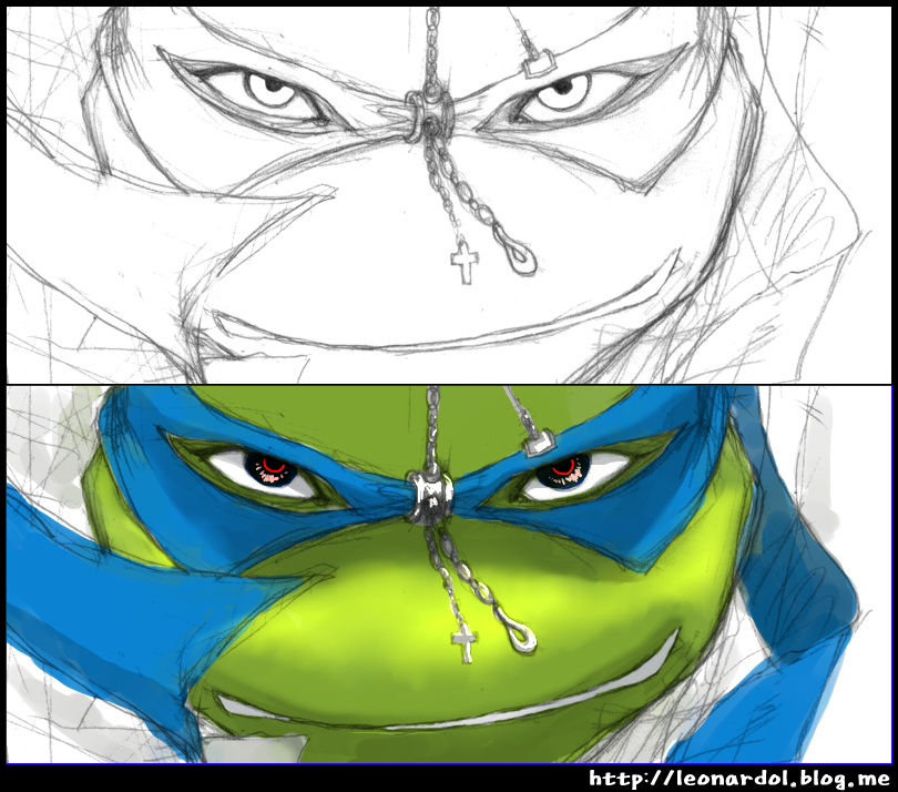 TMNT-Leonardo-not completed