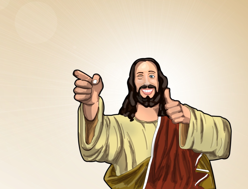 Buddy Christ by phreezer