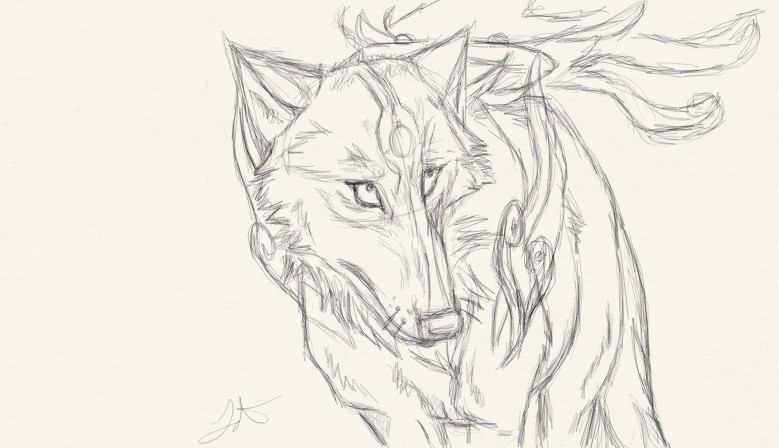 Amaterasu Sketch