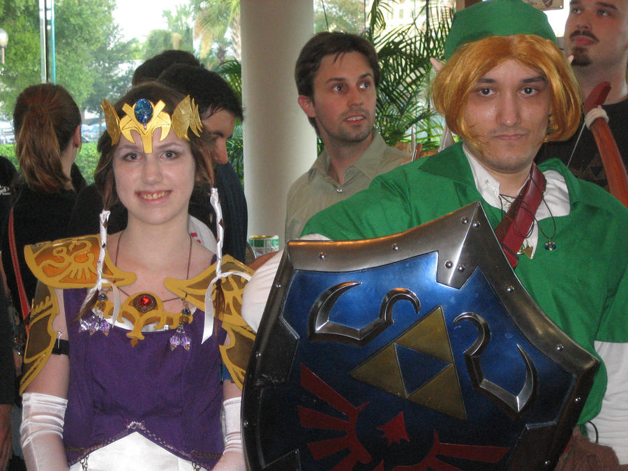 Close up of me and Link