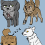 Wolf's Rain chibis