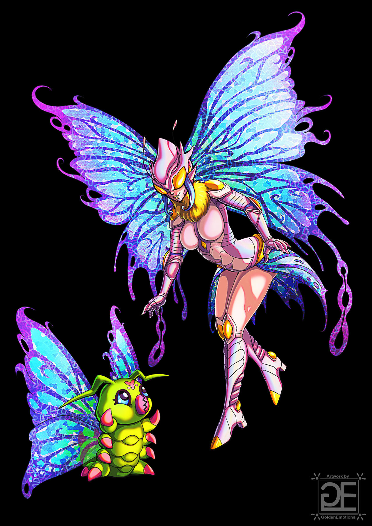 Butterfly Digimon By Goldenemotions On Deviantart