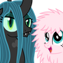 Chrysalis and Fluffle Puff