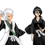 Rukia, Toushirou, and Ichigo