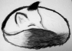 Sleeping Fox by Mysticishfully