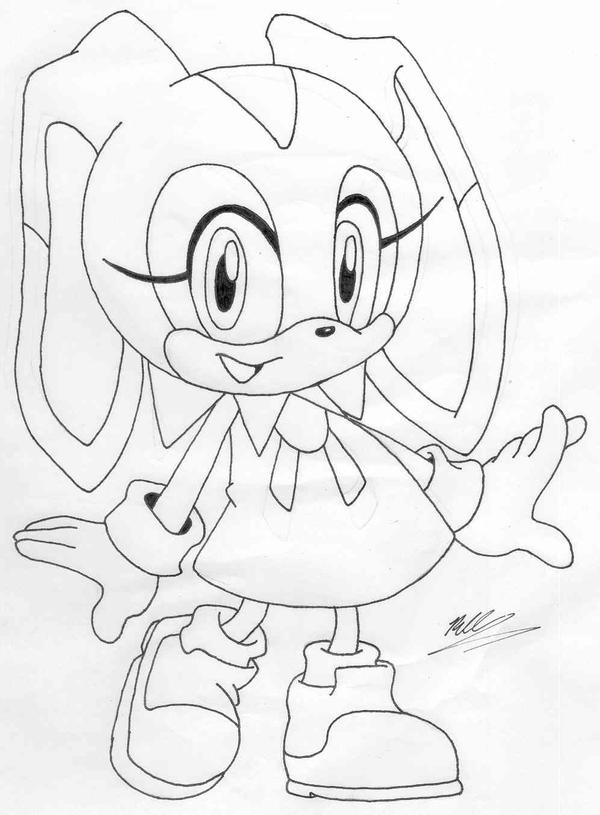 Cream The Rabbit Drawing Guide Happy Cream the Rabbit by Kiru12 on DeviantArt