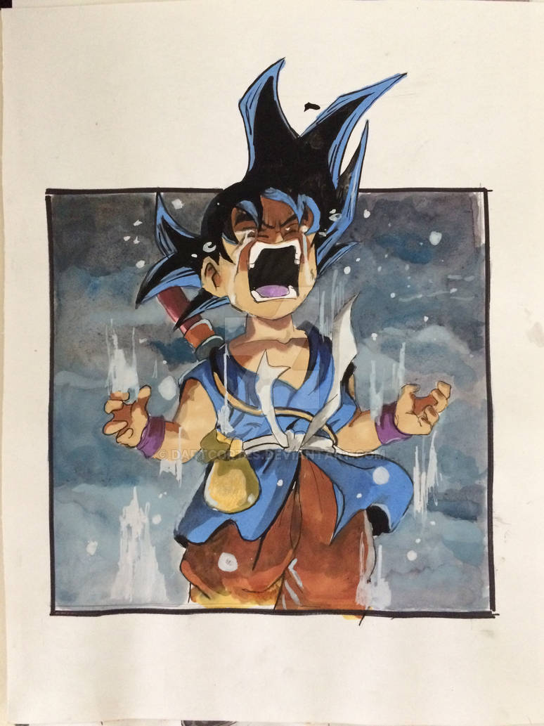 Goku rage by dartcortes on DeviantArt