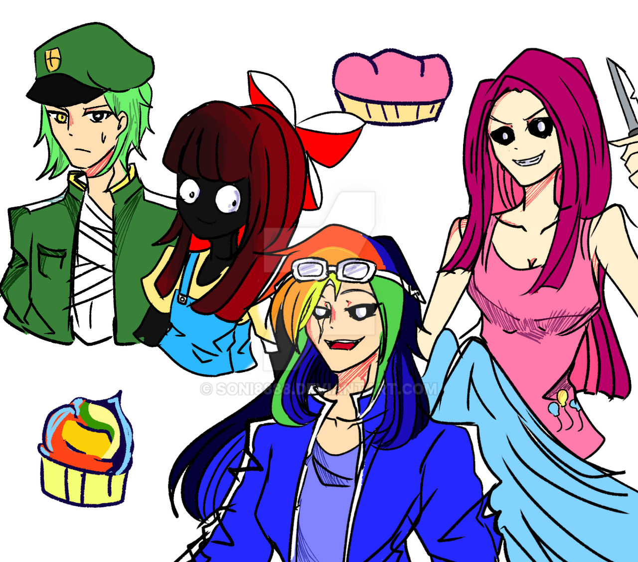 HTF MLP dreamy rainbow + cupcakes by Soni8888 on DeviantArt