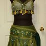 Green Tribal Bellydance Costume