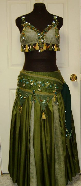 Green Tribal Bellydance Costume by Gypsy-Red on DeviantArt Green Tribal Bellydance Costume by Gypsy-Red on DeviantArt