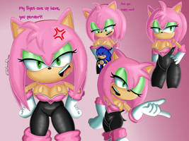 Amy Rose (Rouge suit)