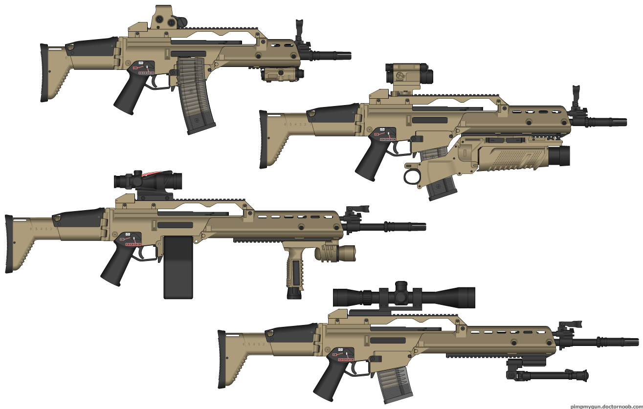 Scar l twitch. Xm8 и g36. Штурмовая винтовка xm8. HK g36. Хм8. Автомат HK g36c чертеж.