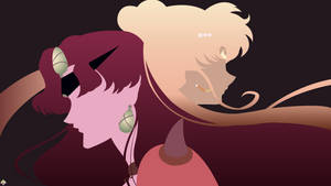 Queen Beryl and Princess Serenity (Sailor Moon)